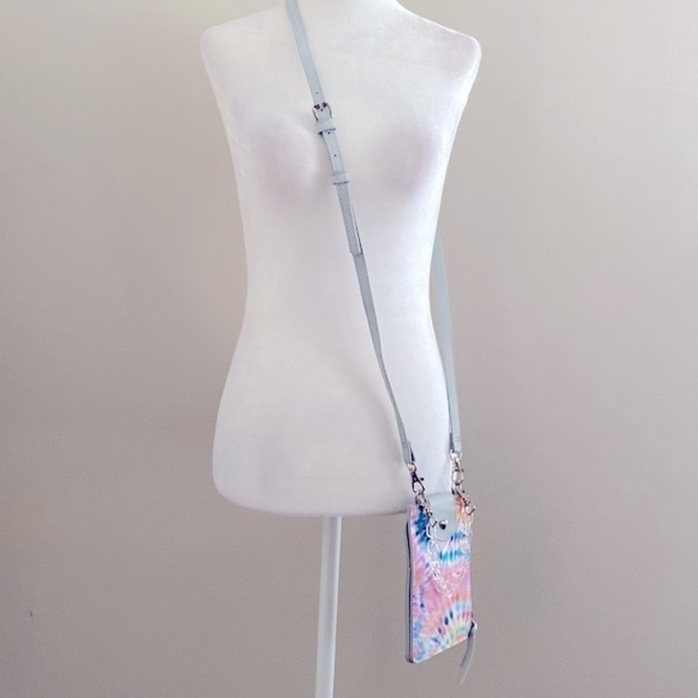 NWOT Tye dye crossbody phone & card holder bag